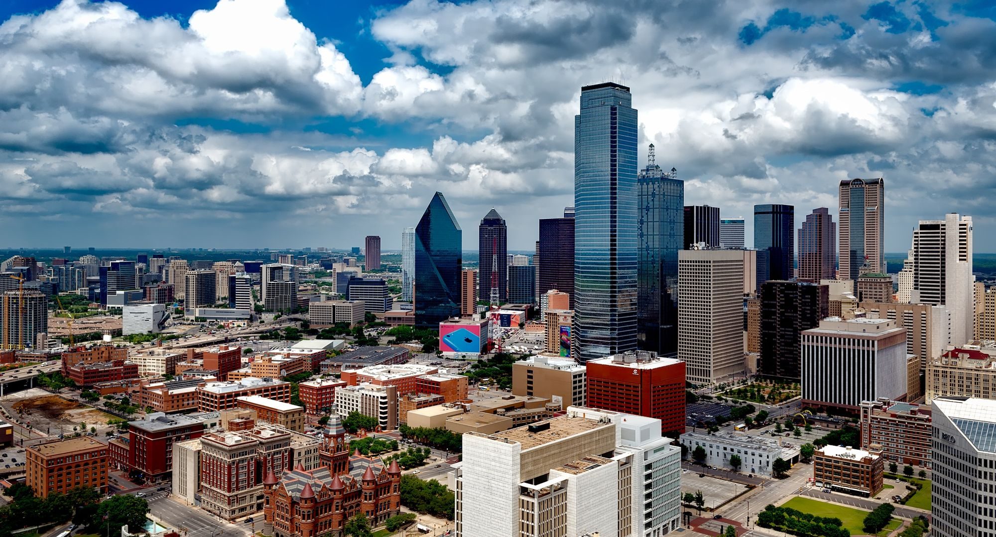 Downtown Dallas on a bright day